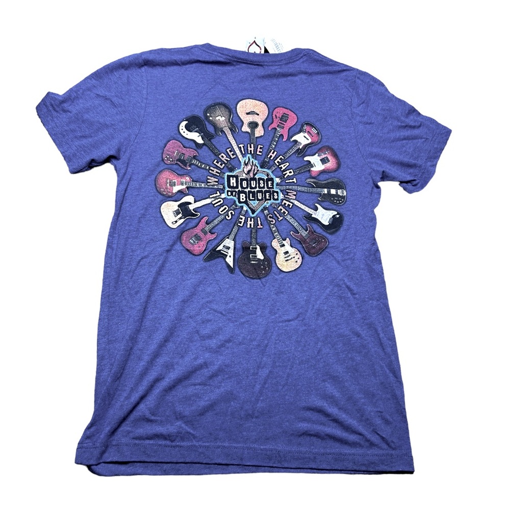 NWT House of Blues Orlando Guitars Tee size small